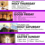 Parish Holy Week Schedule